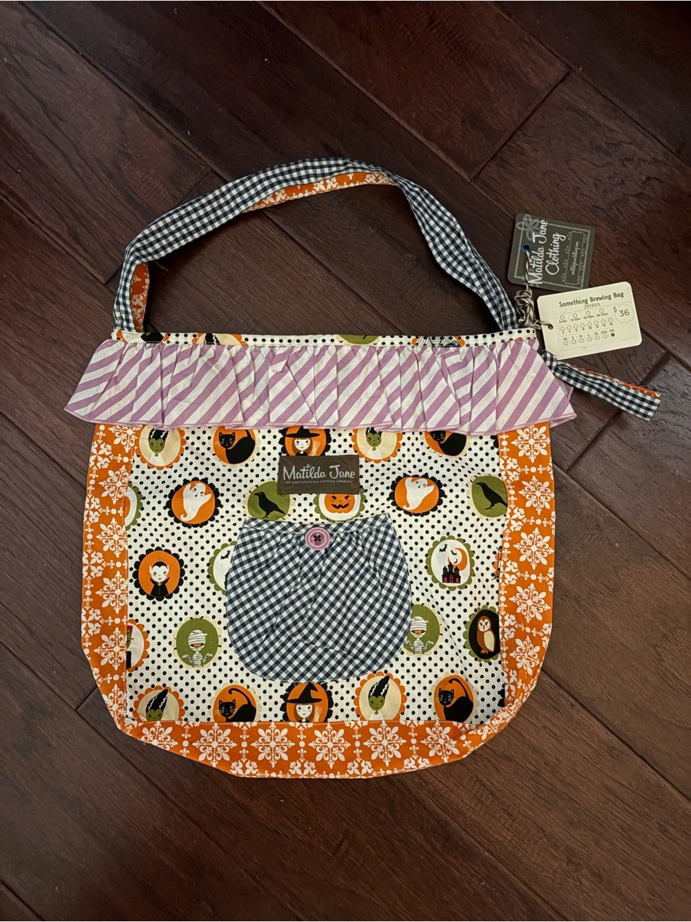 Matilda Jane Somethings Brewing Candy Bag for Halloween